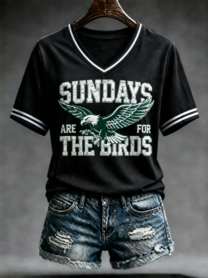 Women's Eagles Football Gameday Gift For Football Fans short-sleeved T-shirt