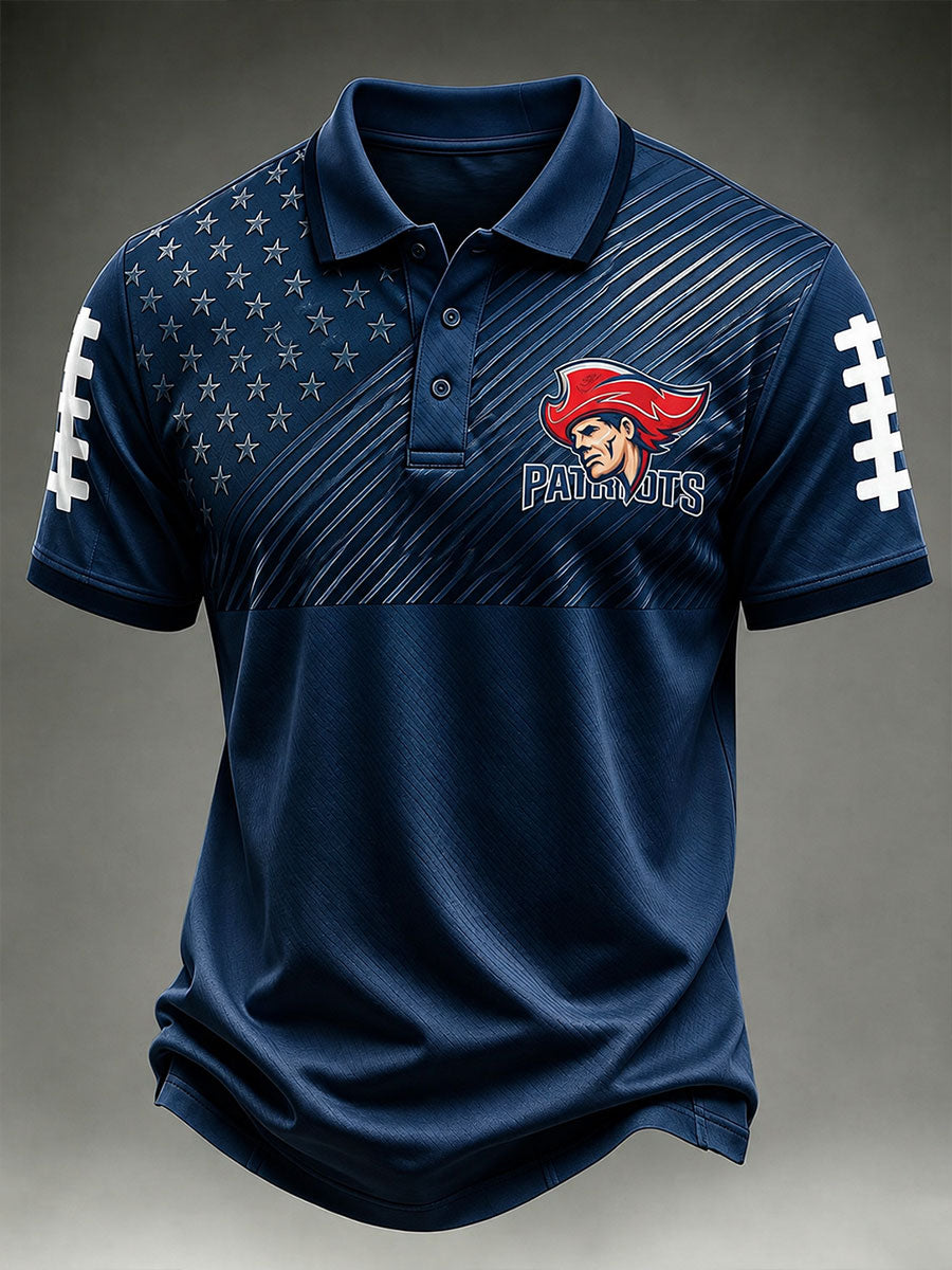 Men's Football Prin Shirt