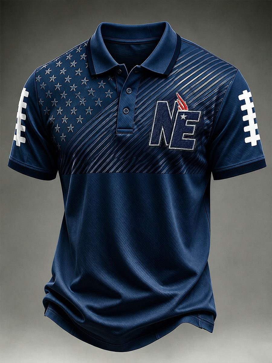 Men's Football Print Shirt