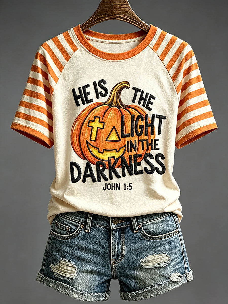 Women's He Is The Light In The Darkness T-shirt