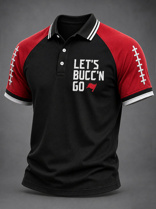 Men's Football Fan Print Shirt