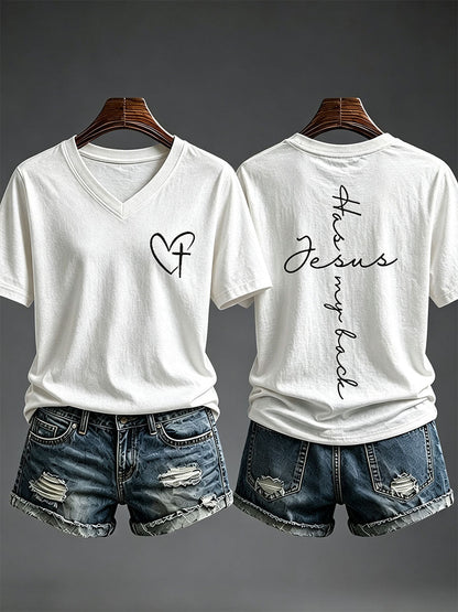 Women's Jesus Has My Back T-shirt