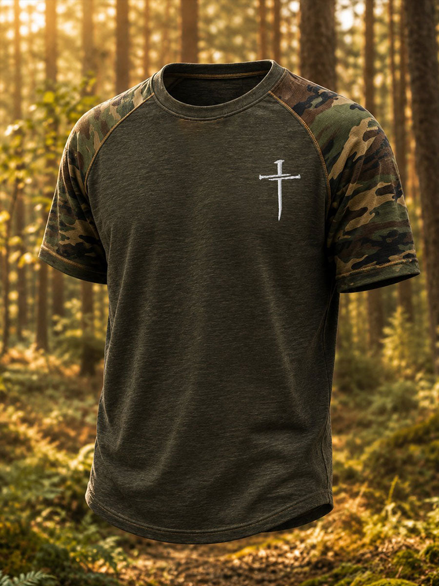 Men's Vintage Cross Short Sleeve T-shirt