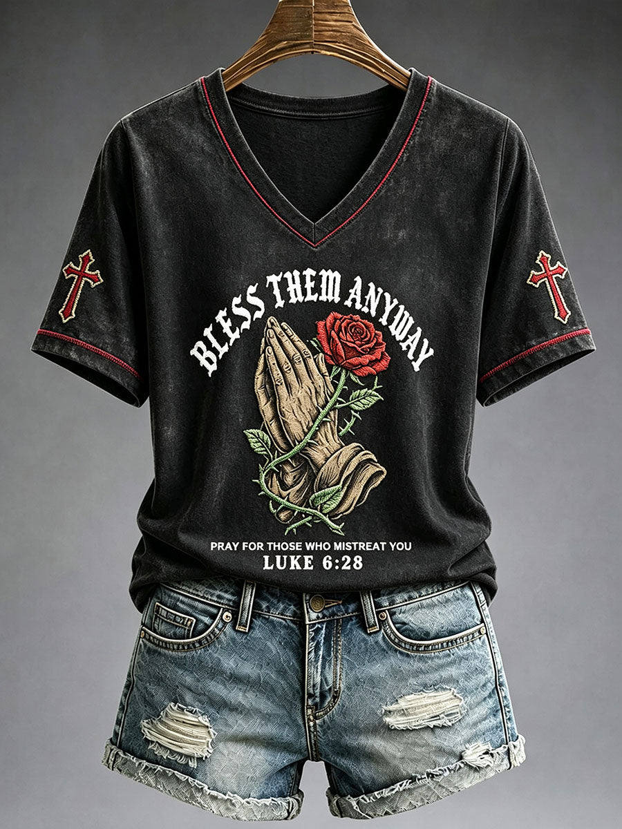 Women's Bless Them Anyway T-shirt