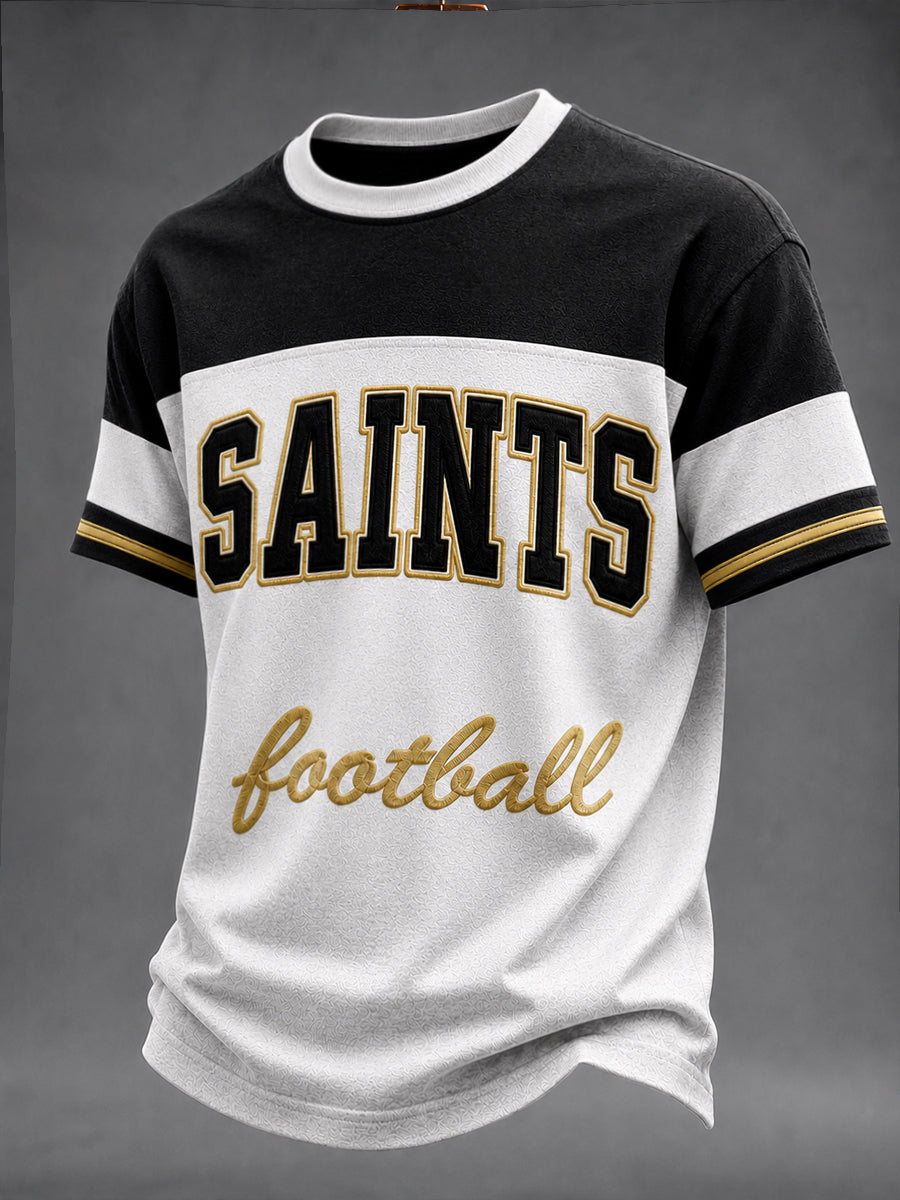 Men's America Football Printed T-shirt