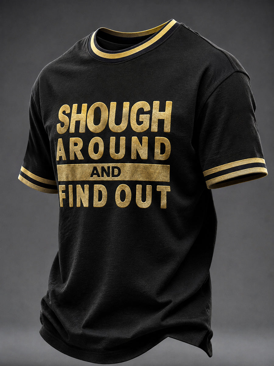 Men's America Football Printed T-shirt