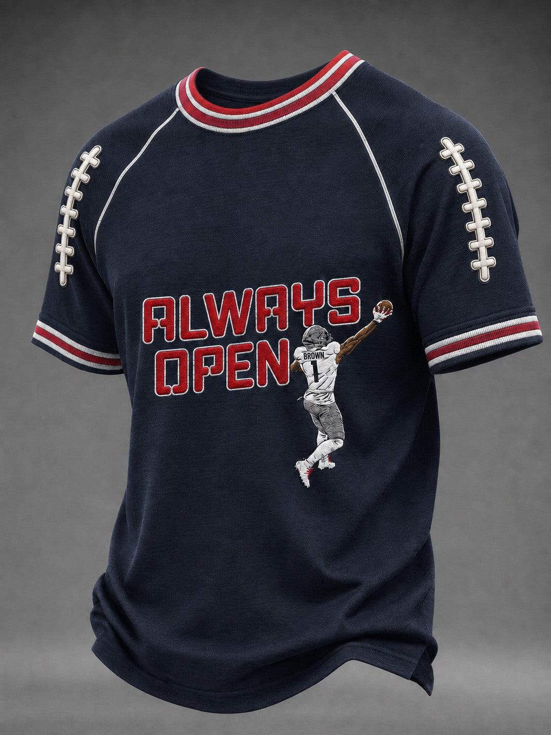 Men's Football Printed T-shirt