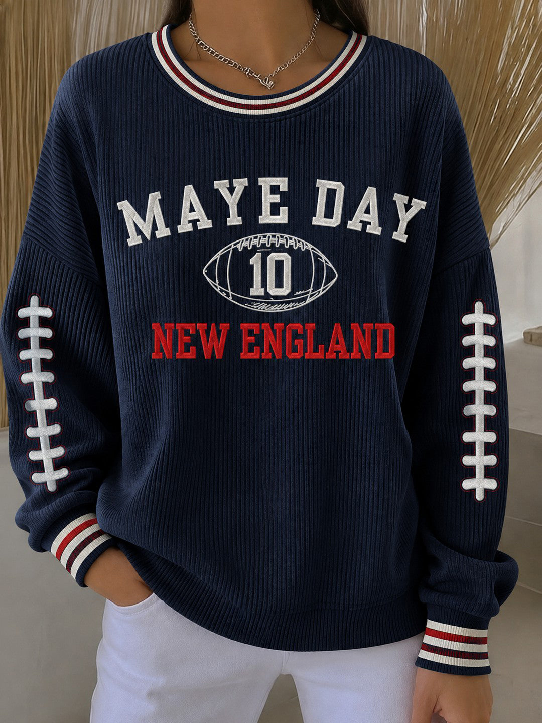 Women's Football Printed Sweatshirt