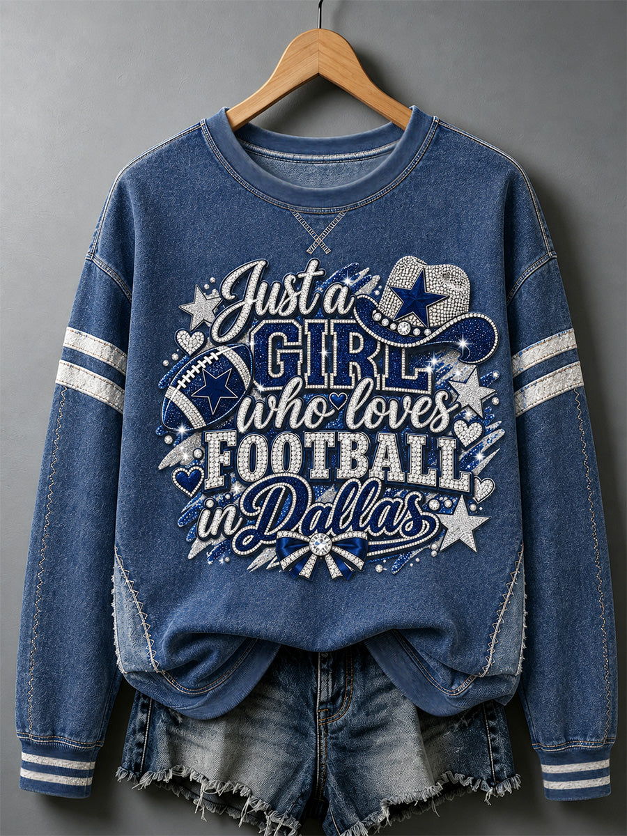 Women's Football Gameday Gift For Football Fans Casual Sweatshirt
