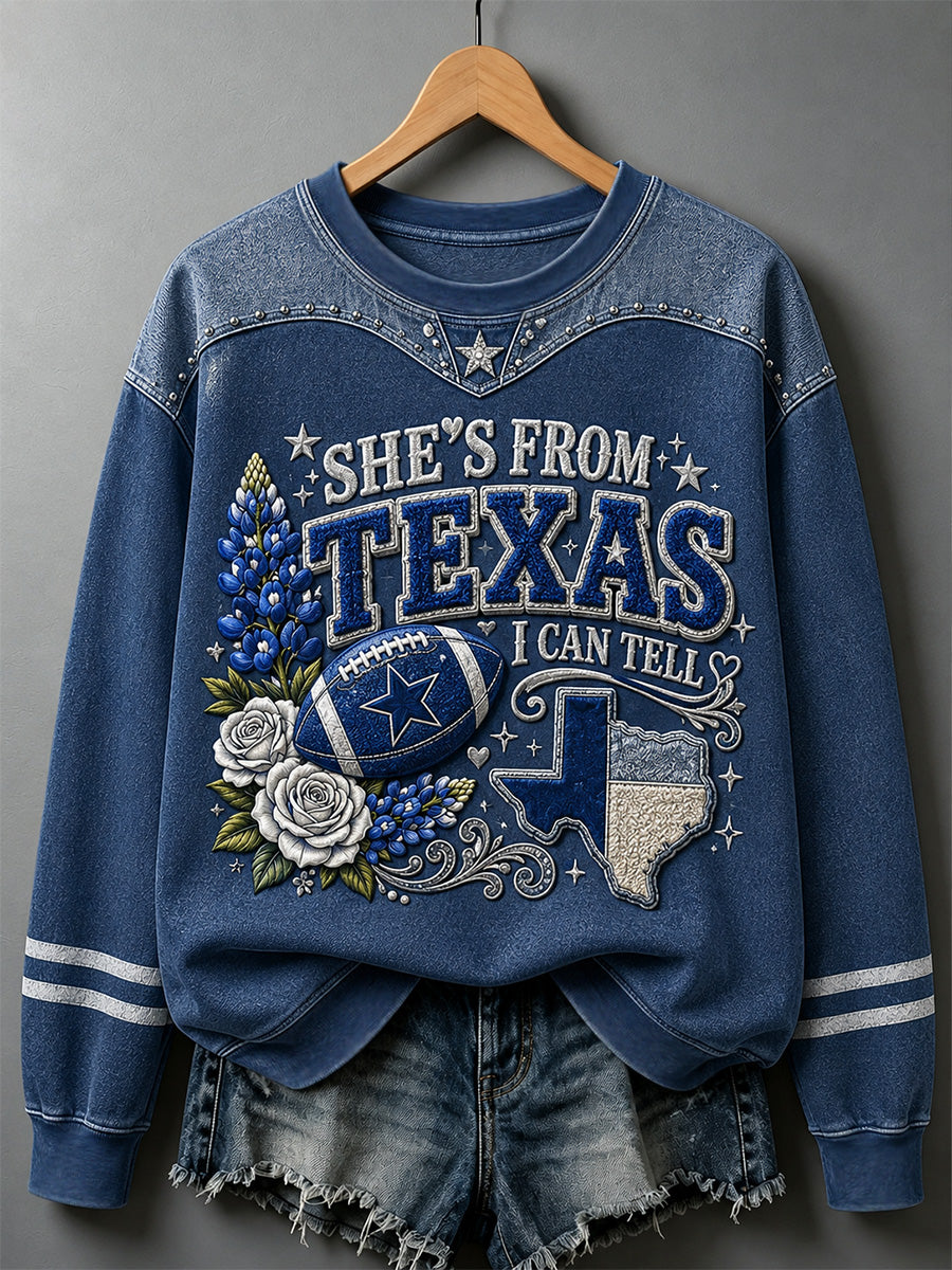 Women's Football Gameday Gift For Football Fans Casual Sweatshirt
