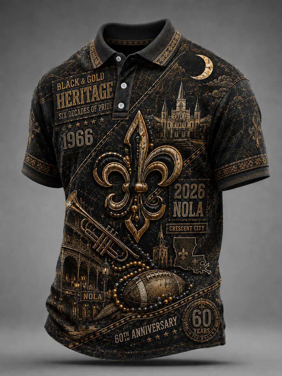 Men's New Orleans Saints Short Sleeve Shirt