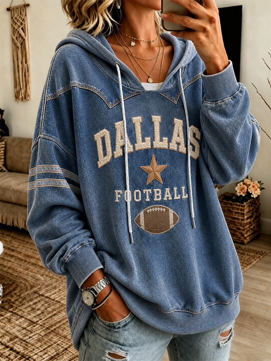 Women's Football Gameday Gift For Football Fans Casual Sweatshirt