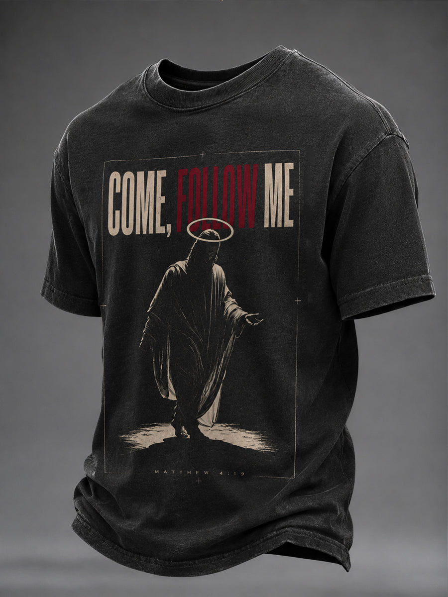 Men's “COME, FOLLOW ME” Printed T-shirt