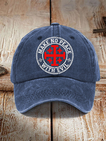 Unisex Make No Peace With Evil  Hat