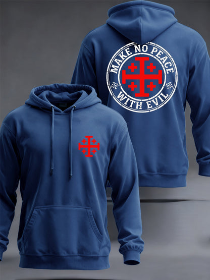 Men's Make No Peace With Evil Graphic Hoodie