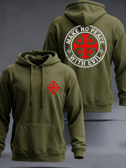 Men's Make No Peace With Evil Graphic Hoodie