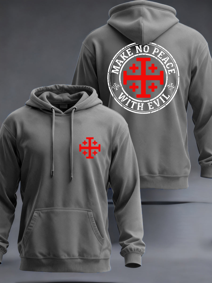 Men's Make No Peace With Evil Graphic Hoodie