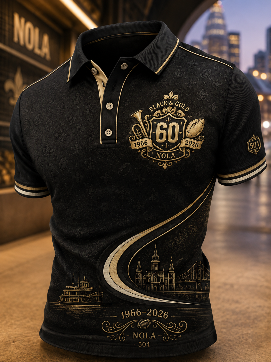 Men's New Orleans Saints Short Sleeve Shirt