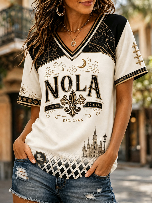 Women's Linen Short-Sleeved T-Shirt