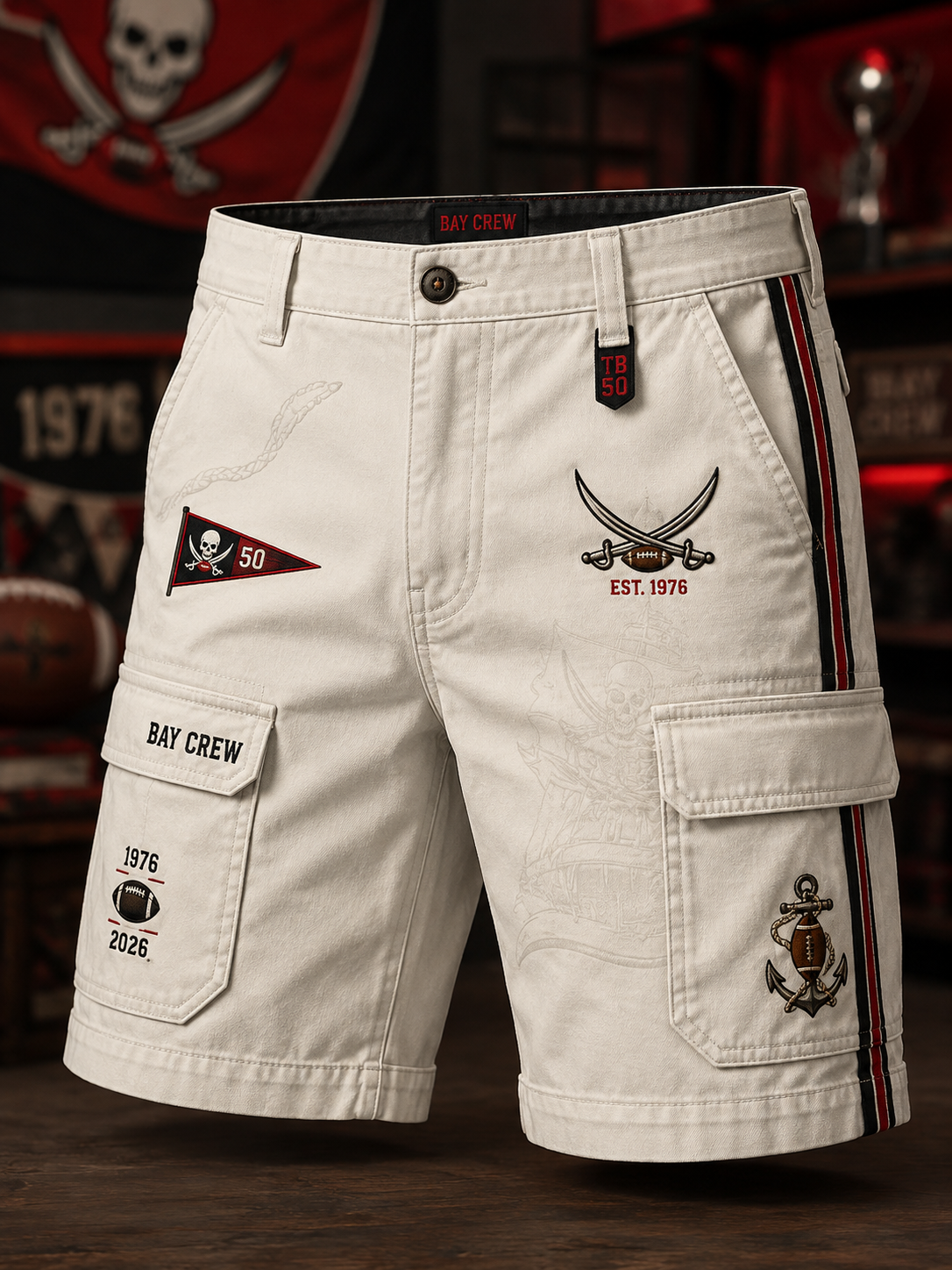 Men's Tampa Bay Buccaneers Cargo Shorts