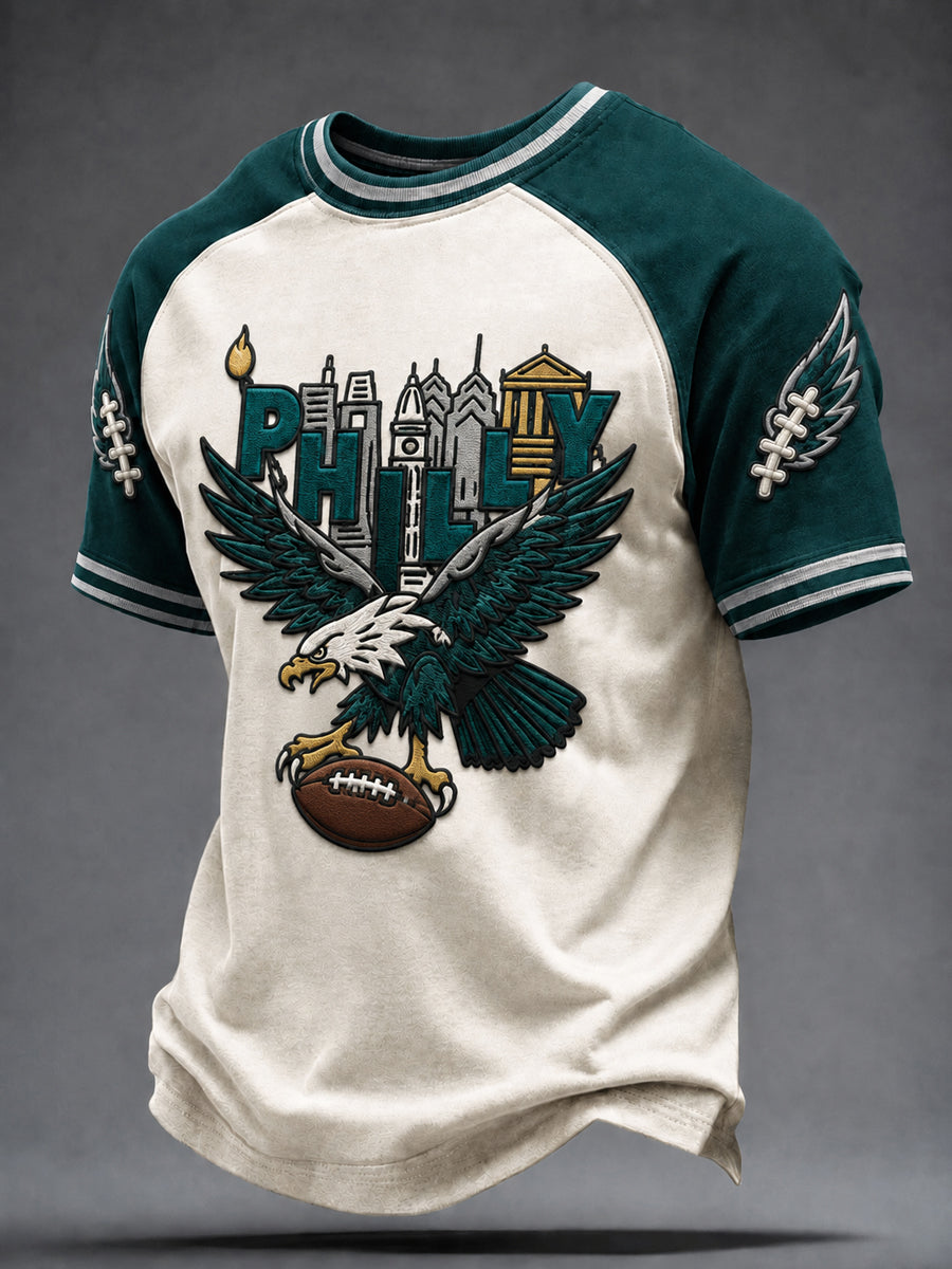 Men's Football Gameday Gift For Football Fans Short Sleeve T-shirt