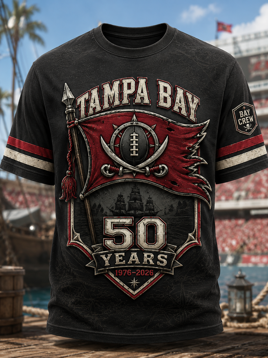 Men's Tampa Bay Buccaneers Short Sleeves T-Shirt