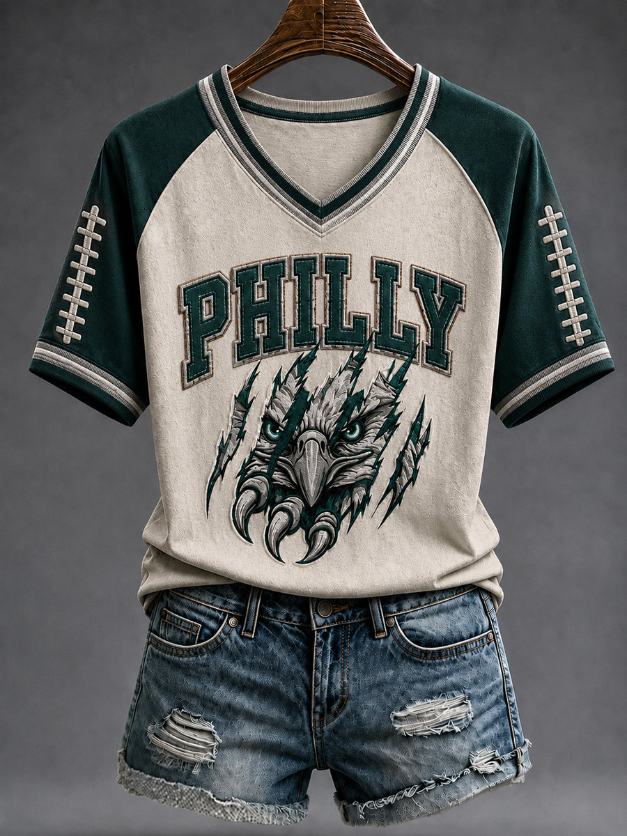 Women's Football Gameday Gift For Football Fans Short Sleeve T-shirt