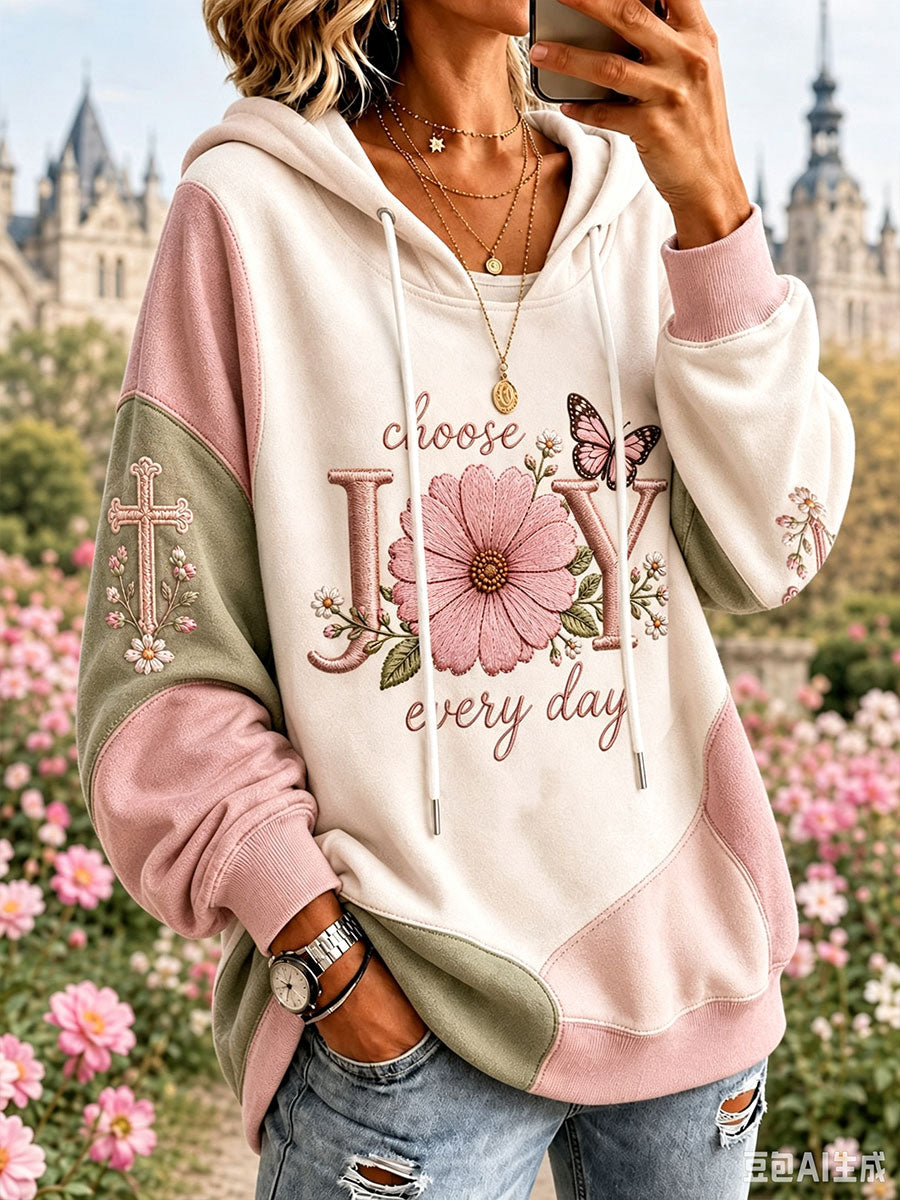 Women's "Choose Joy Every Day" Christian Hoodies