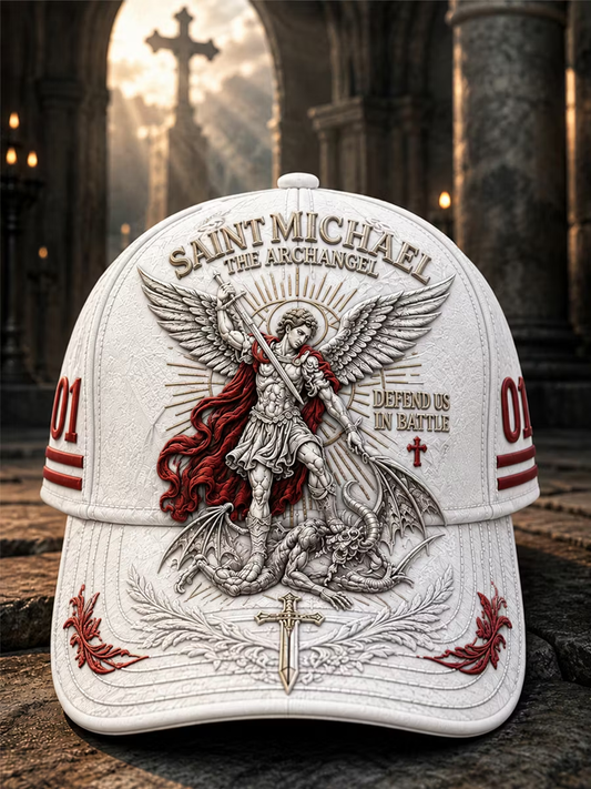 Unisex Retro Saint Michael the Archangel Hat