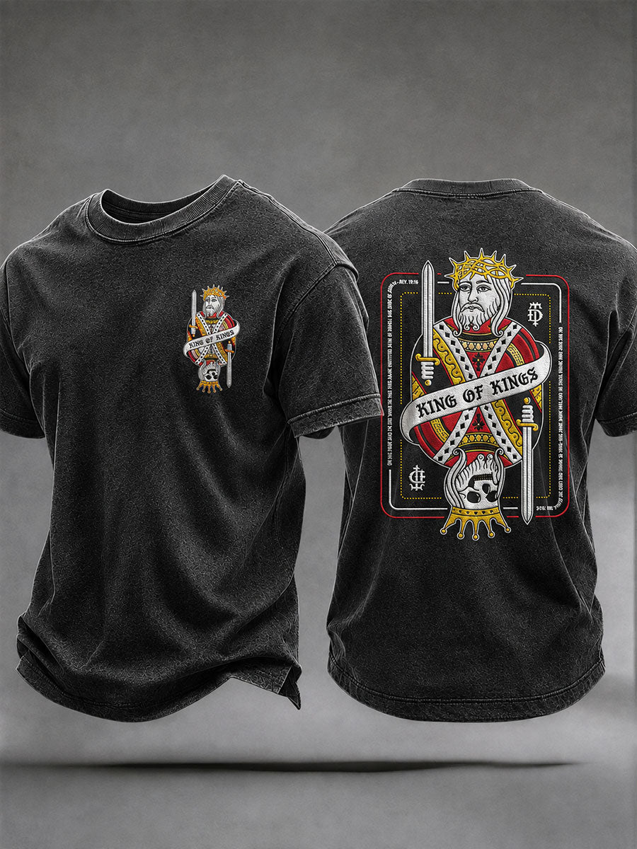 Men's Revelation 19:16-Jesus is King Above All T-shirt