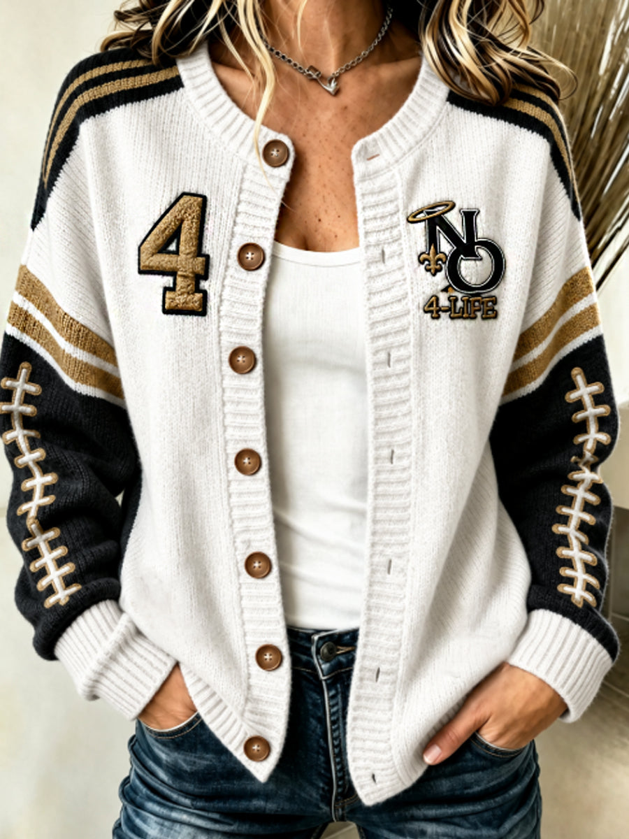 Women's Cardigan-Style Knit Jacket
