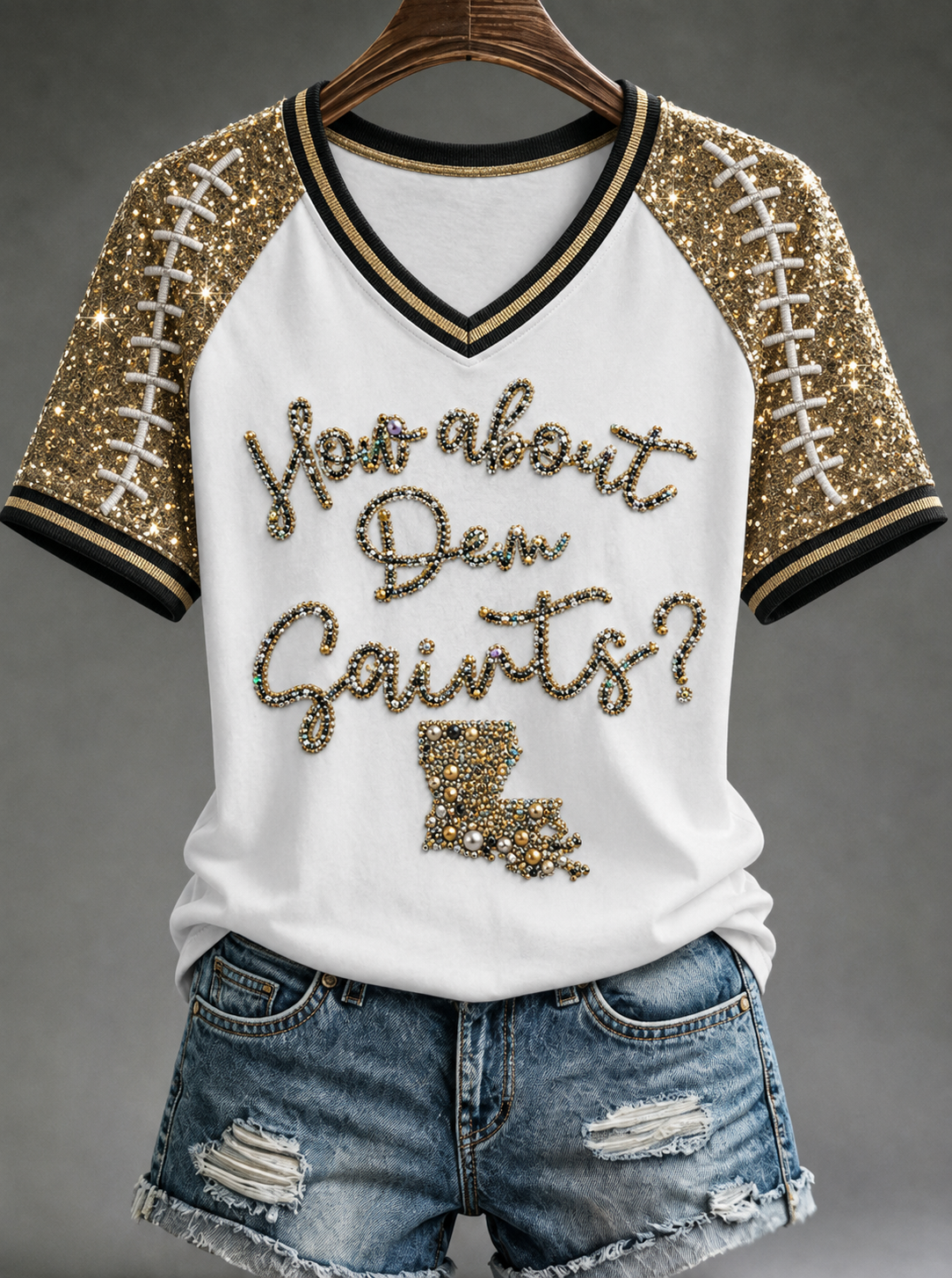 Women's V-neck off-shoulder short-sleeved T-shirt