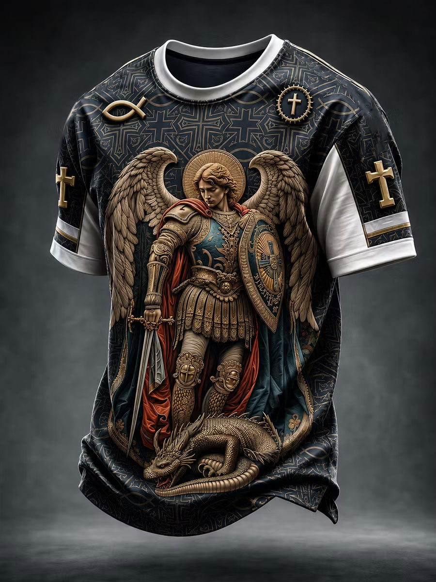 Men's Saint Michael Short Sleeves T-shirt