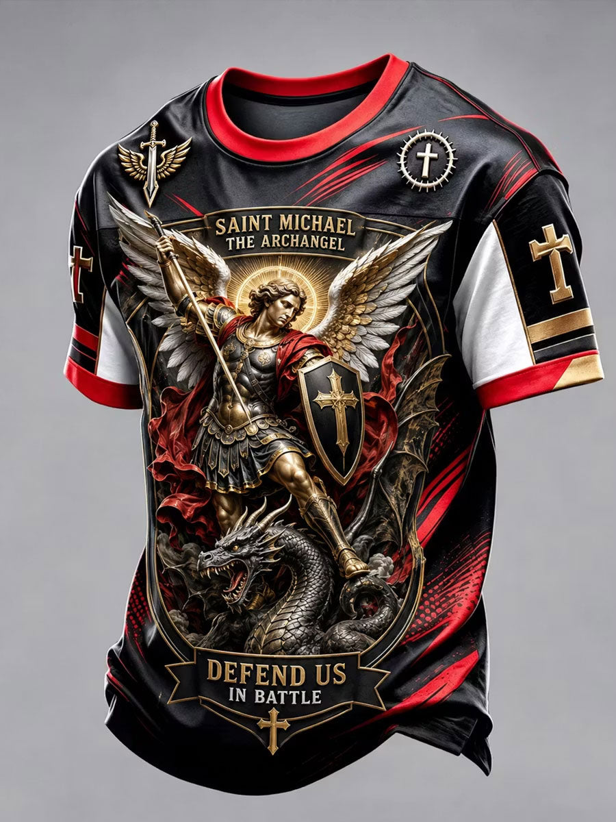 Men's Saint Michael Short Sleeves T-shirt