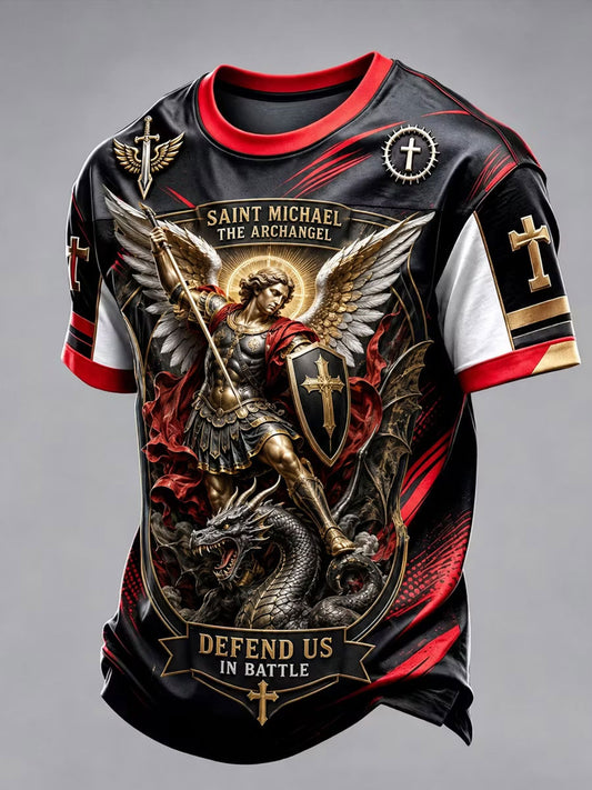 Men's Saint Michael Short Sleeves T-shirt