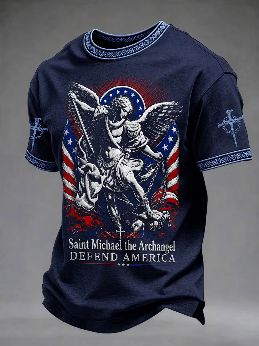 Men's Saint Michael Short Sleeves T-shirt