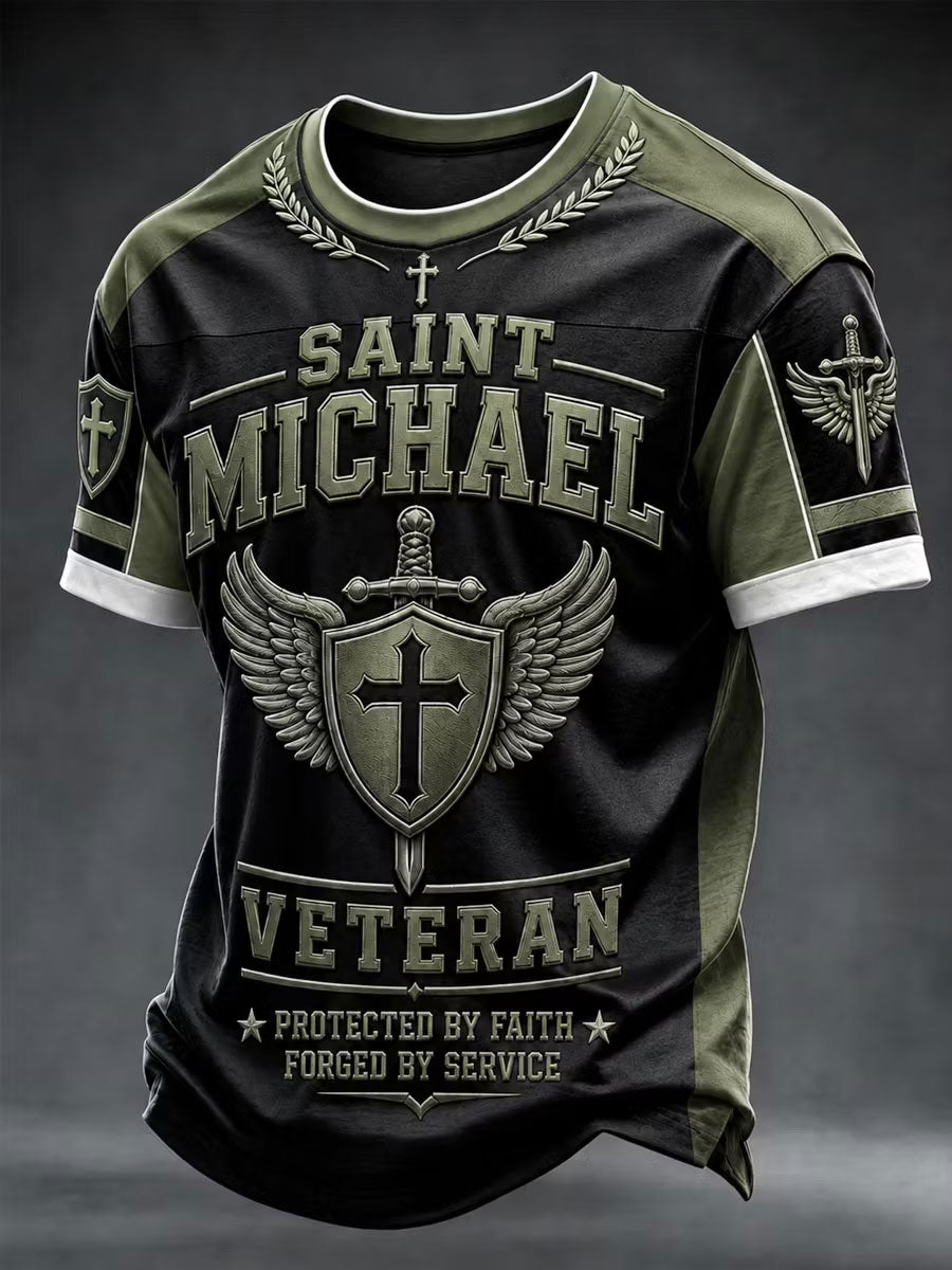 Men's Saint Michael Short Sleeves T-shirt