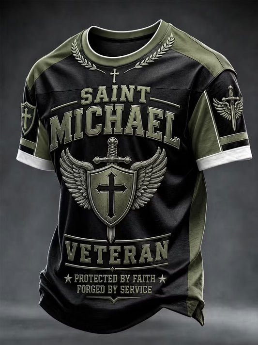 Men's Saint Michael Short Sleeves T-shirt