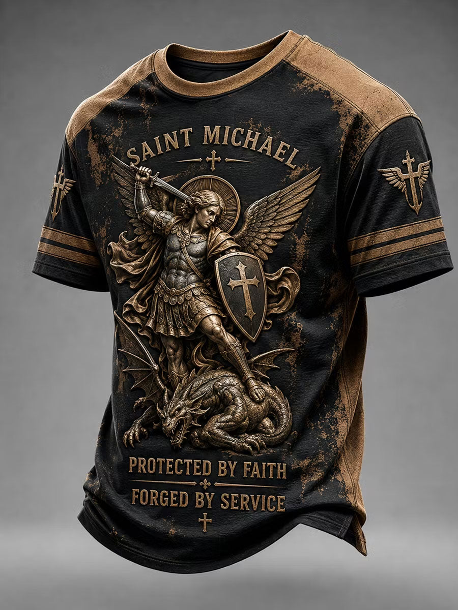 Men's Saint Michael Short Sleeves T-shirt
