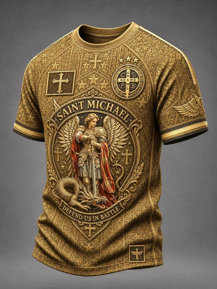 Men's Saint Michael Short Sleeves T-shirt