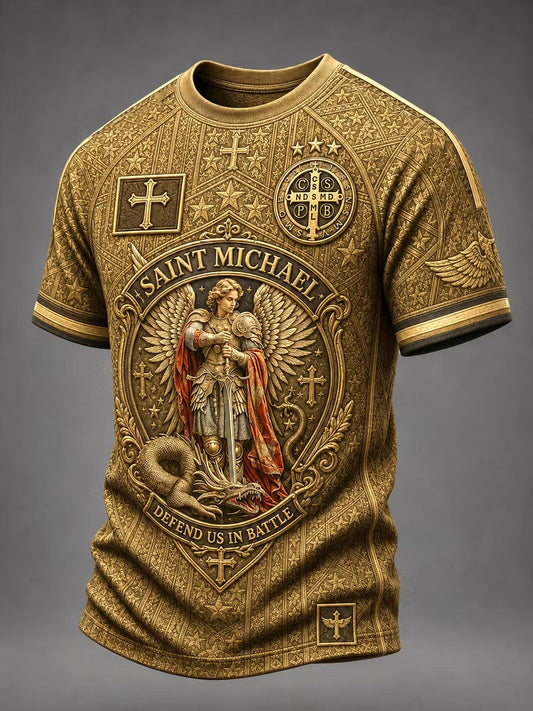 Men's Saint Michael Short Sleeves T-shirt