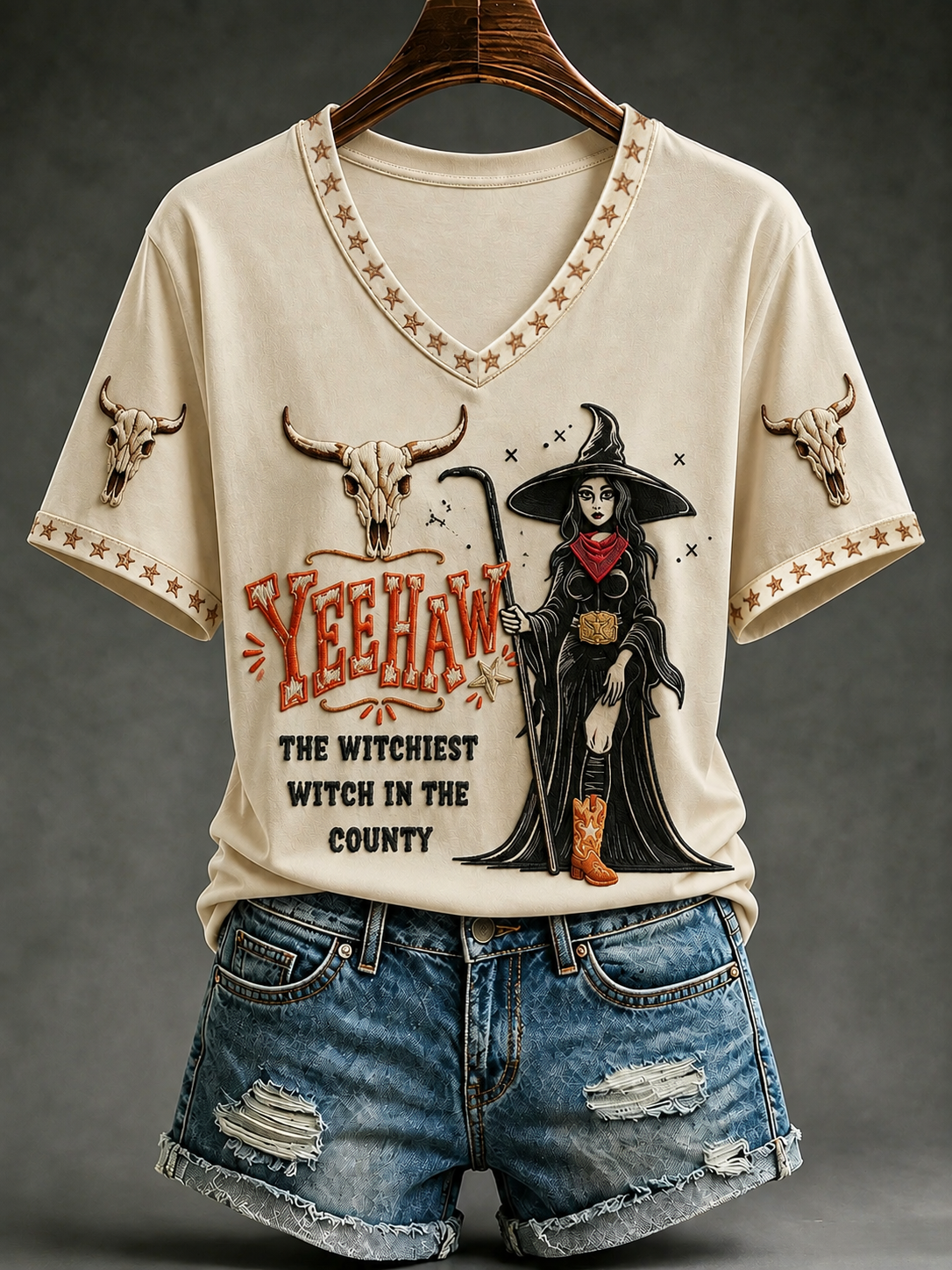 Women's Western Witch Short-sleeved T-shirt