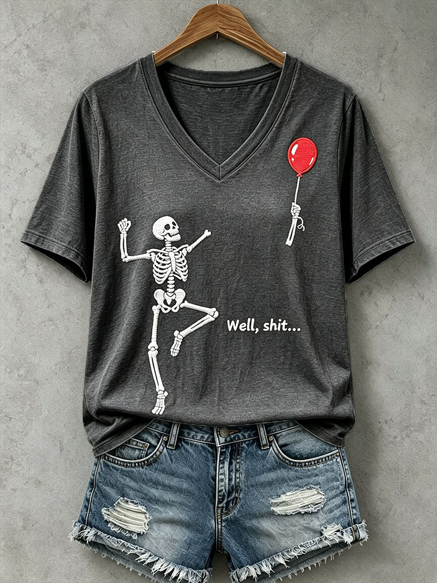 Women's Funny Skull T-Shirt