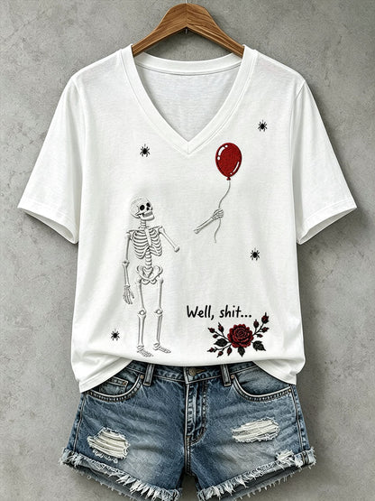 Women's Gothic Skull T-Shirt