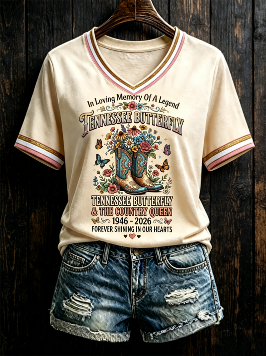 Women's Country Legend Tribute short-sleeved T-shirt