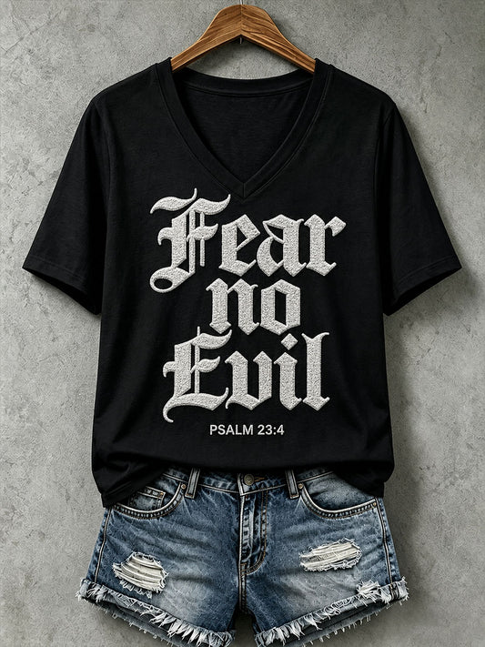 Women's Fear No Evil Short-sleeved T-shirt
