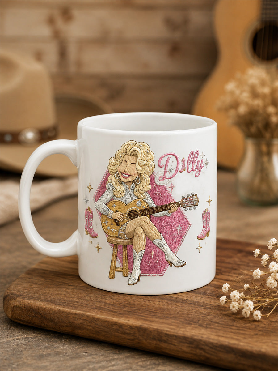 R.I.P Country Music Legend Tribute Print Mug