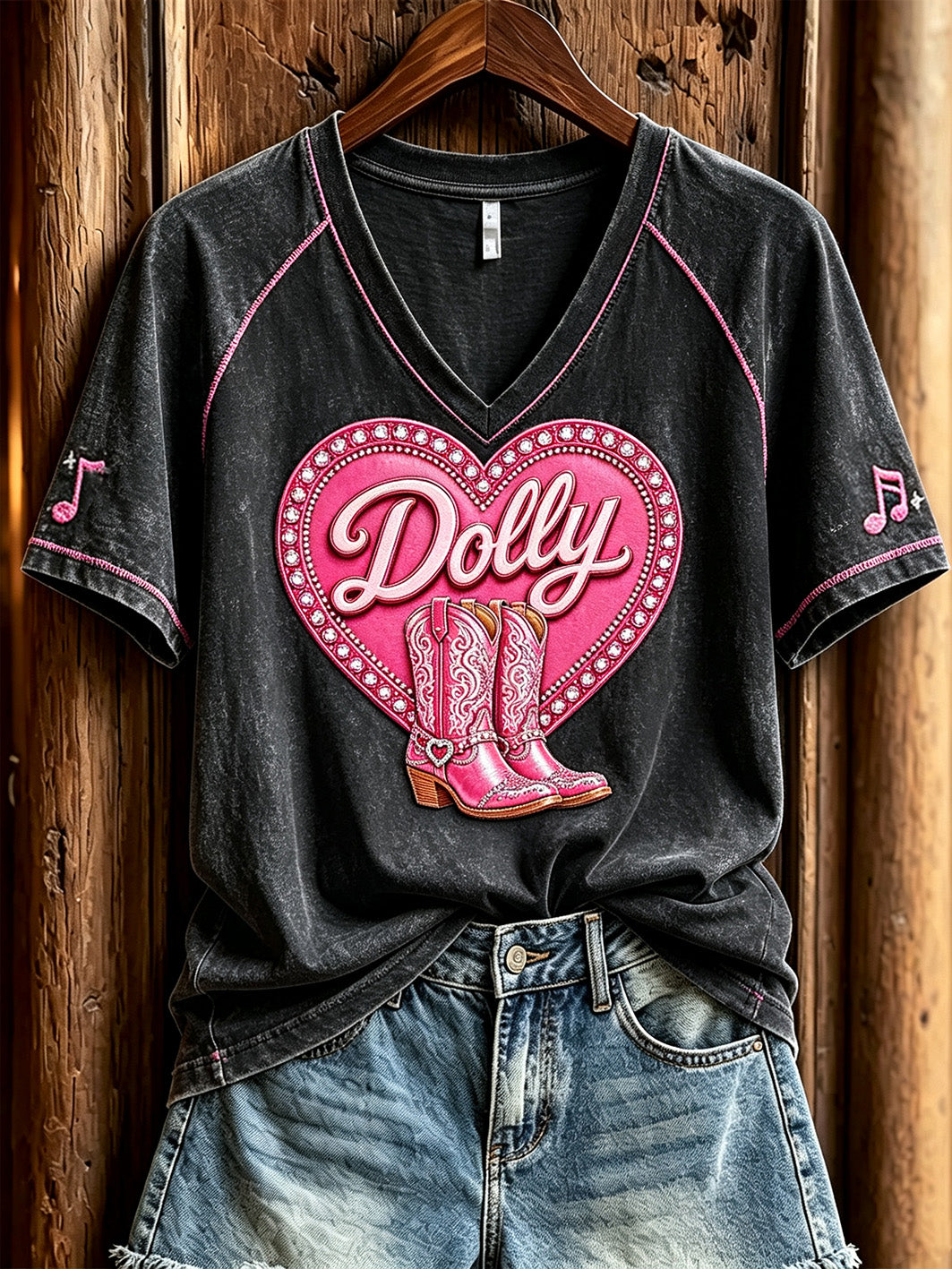 Women's Country Music Legend Tribute Casual Memorial Short Sleeve T-Shirt