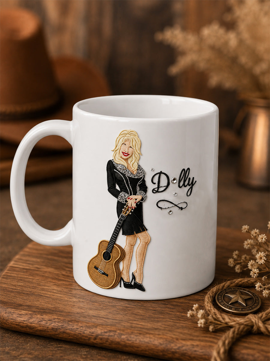 R.I.P Country Music Legend Tribute Print Mug